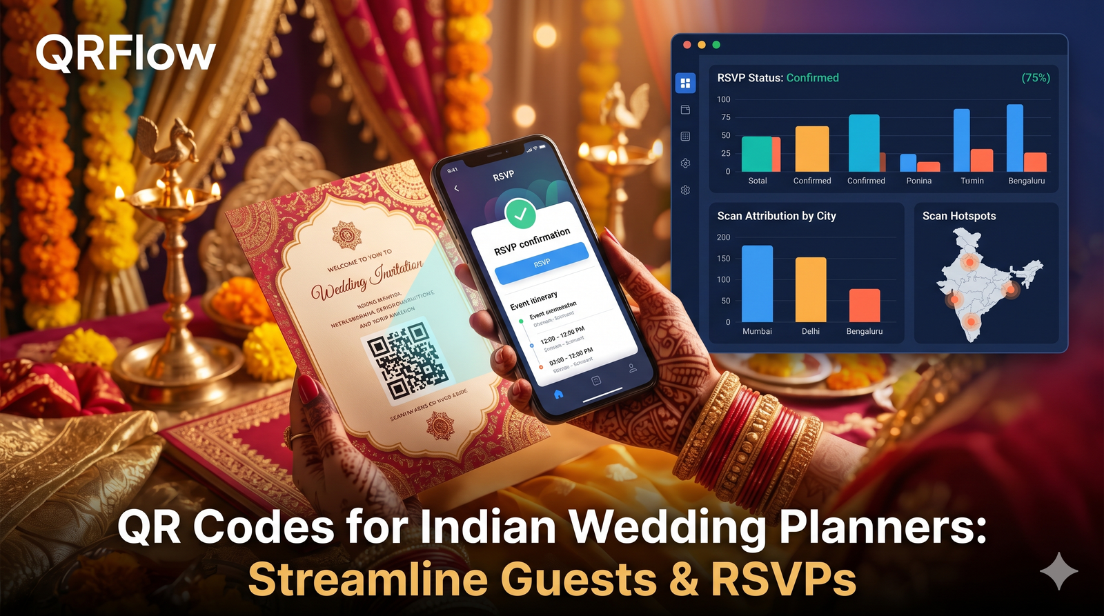 QR Code for Wedding Planners: Streamline Guest Experiences & RSVP Management in India